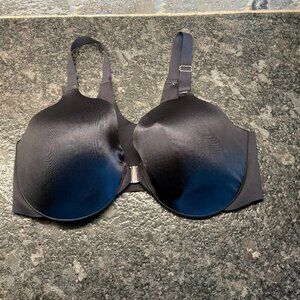 Soma Nadia front close racerback black vanishing back bra size 38D